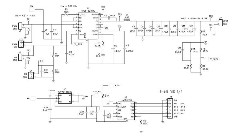 Digital image acquisition and processing system circuit diagram 3